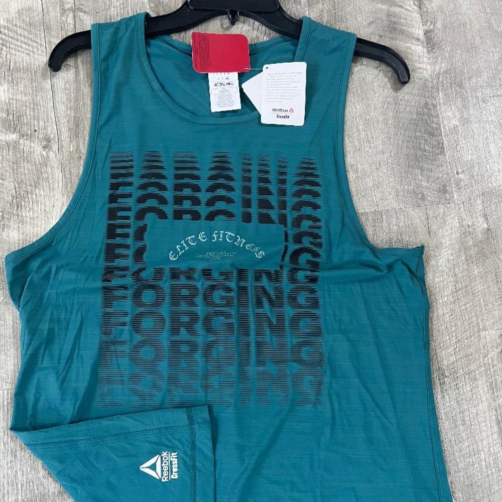 REEBOK CROSSFIT RC ACTIVCHILL MEN'S TANK TOP HERTEA MODEL FJ5262 NWT PICK SIZE